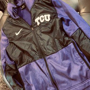Nike / TCU Purple & Black Jacket Size Small